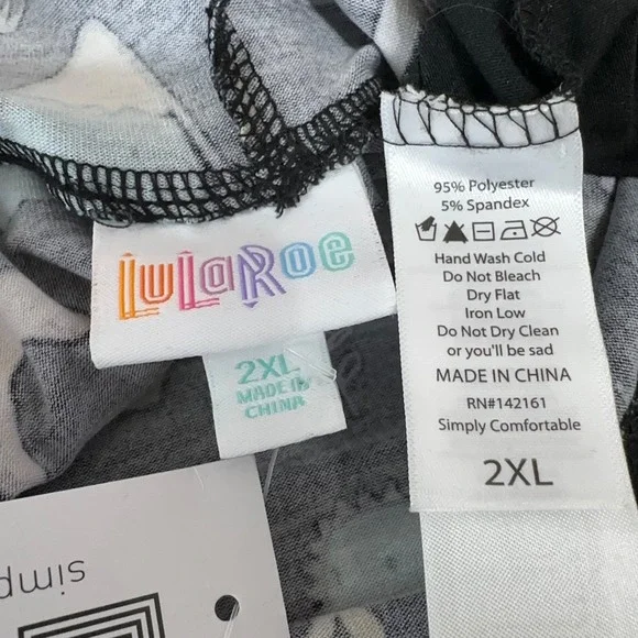 Lularoe Brittany Tank Top Women 2XL Dinosaur Kidcore Whimsical Kitsch Hoodie - Picture 5 of 7